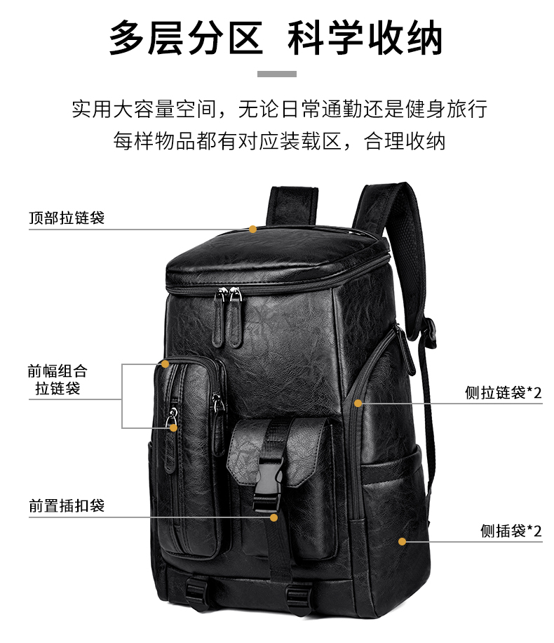 패션 레트로 배낭 남성용 럭셔리 브랜드 배낭 대용량 여 - Luxury Bags For Laptop 리뷰 및 가격