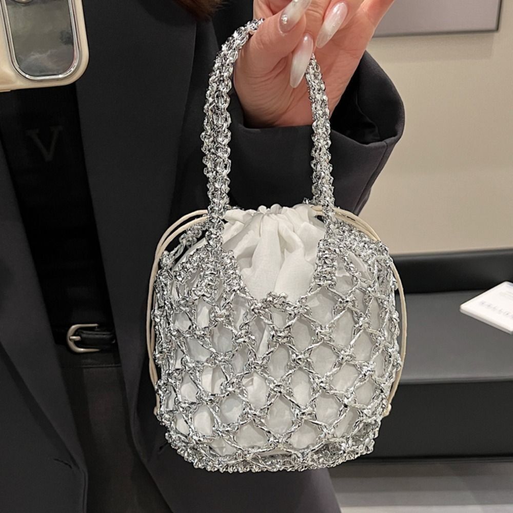 패션 럭셔리 여성 짠 핸드백 대용량 저장 가방 Draw - Luxury Bags Girls 리뷰 및 가격