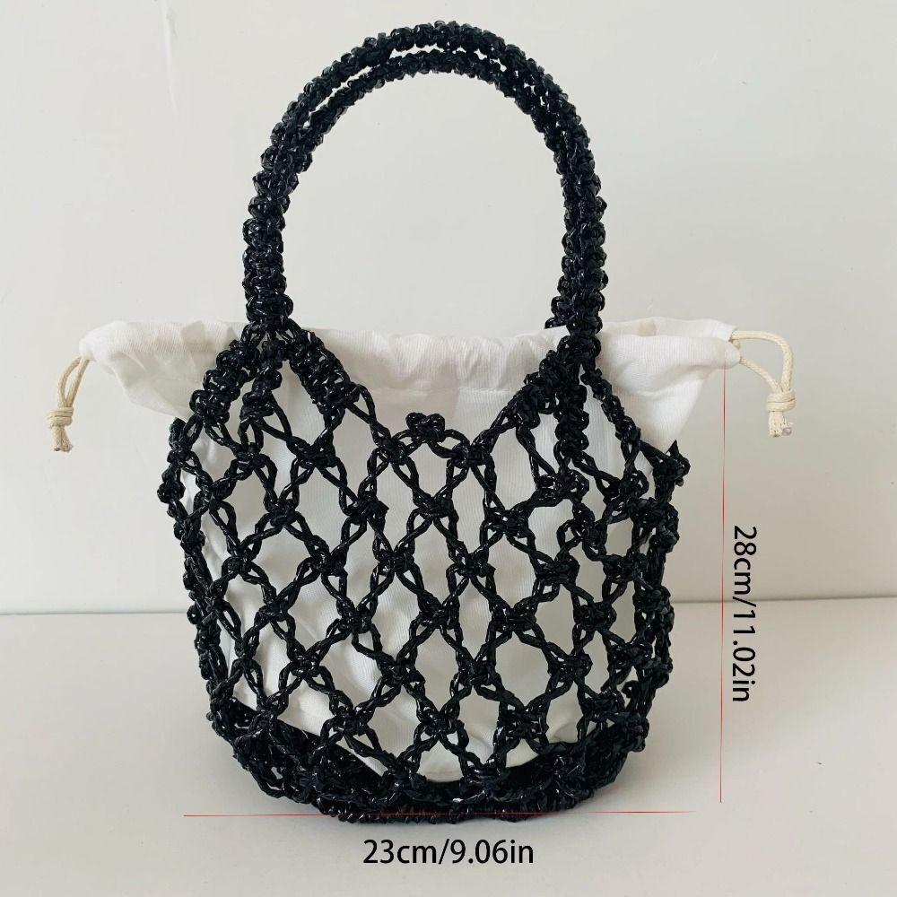 패션 럭셔리 여성 짠 핸드백 대용량 저장 가방 Draw - Luxury Bags Girls 리뷰 및 가격