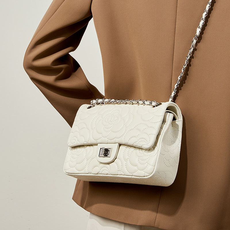 탑 그레인 하이랜드 양가죽 숄더백 천연 가죽 퀼팅 크로 - Luxury Quilted Bags 리뷰 및 가격