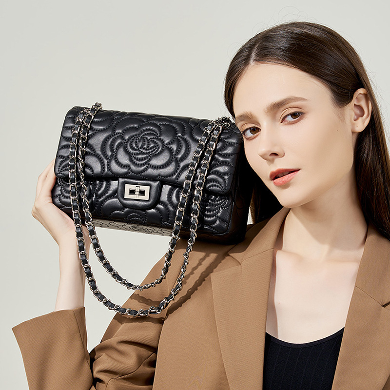 탑 그레인 하이랜드 양가죽 숄더백 천연 가죽 퀼팅 크로 - Luxury Quilted Bags 리뷰 및 가격