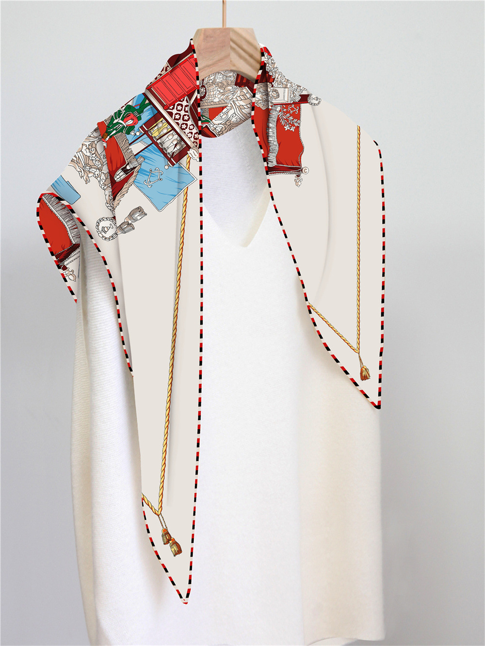 삼각형 능 직물 스카프 럭셔리 여성 Shawls 대형  - Luxury Bags La 리뷰 및 가격