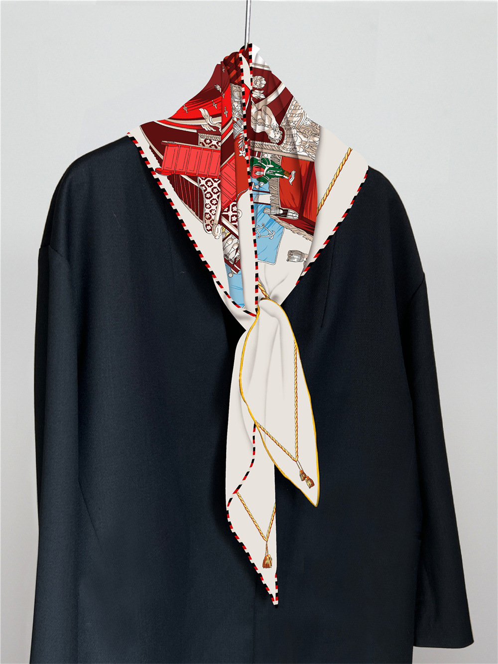삼각형 능 직물 스카프 럭셔리 여성 Shawls 대형  - Luxury Bags La 리뷰 및 가격